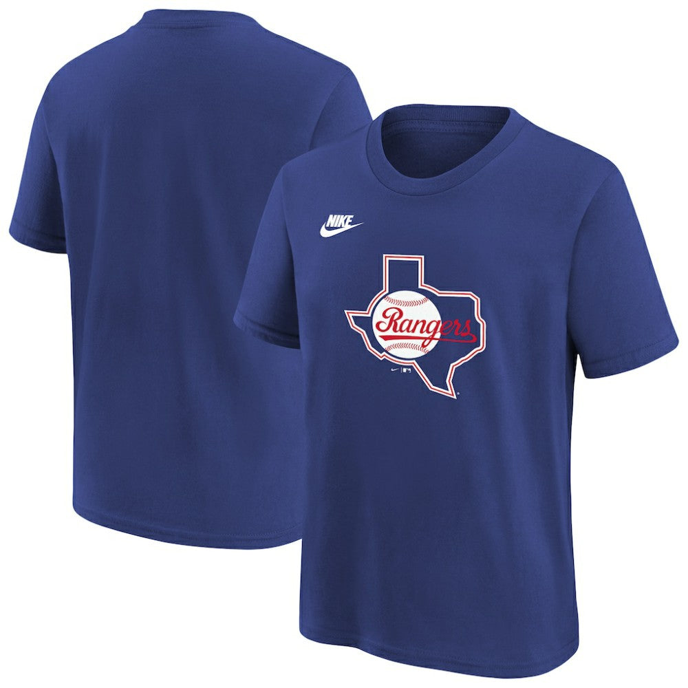 Texas Rangers Nike Youth Cooperstown Collection Team Logo T-Shirt - Royal T-shirts
