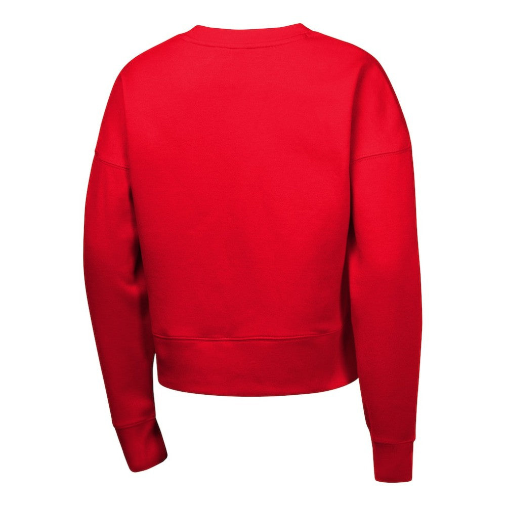 Atlanta Braves Nike Girls Youth Fleece Sweatshirt - Red Sweatshirts