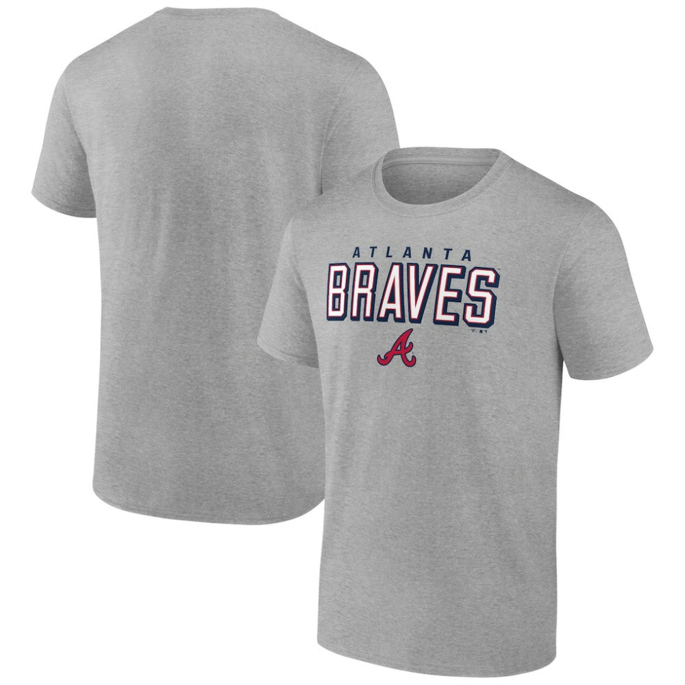 Atlanta Braves Swagger T-Shirt - Heather Gray T-shirts