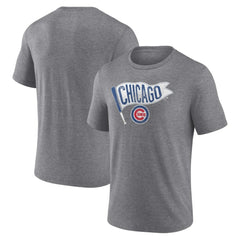 Chicago Cubs Hometown Collection Those Cubbies Tri-Blend T-Shirt - Heather Gray T-shirts
