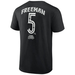 Freddie Freeman Los Angeles Dodgers Mister Cartoon Name & Number T-Shirt - Black T-shirts