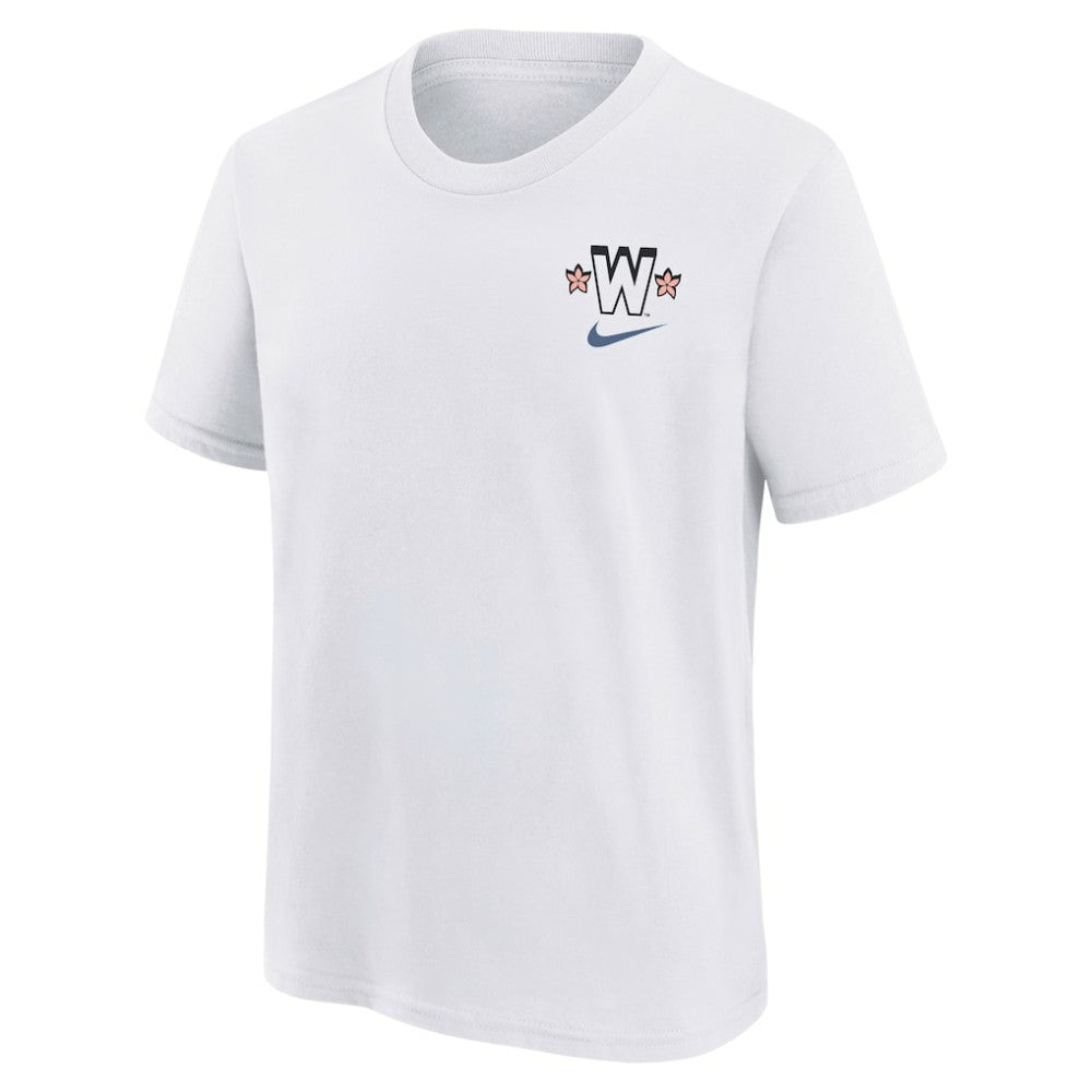 Washington Nationals Nike Youth 2025 City Connect T-Shirt - White T-shirts