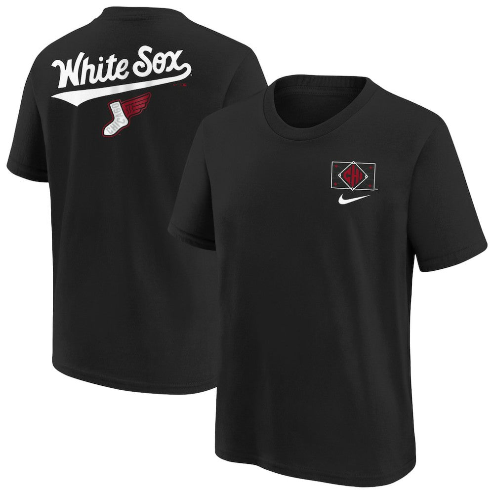 Chicago White Sox Nike Youth 2025 City Connect T-Shirt - Black T-shirts