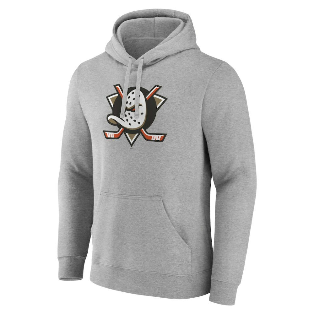NHL Anaheim Ducks Primary Logo Pullover Sweatshirt - Gray