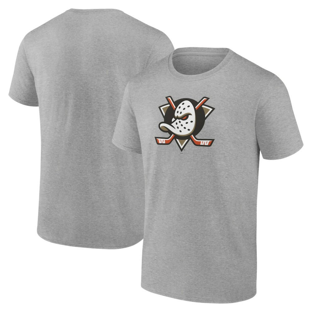 NHL Anaheim Ducks Primary Logo T-Shirt - Heather Gray