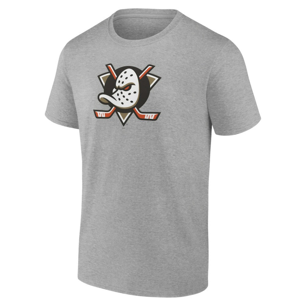 NHL Anaheim Ducks Primary Logo T-Shirt - Heather Gray