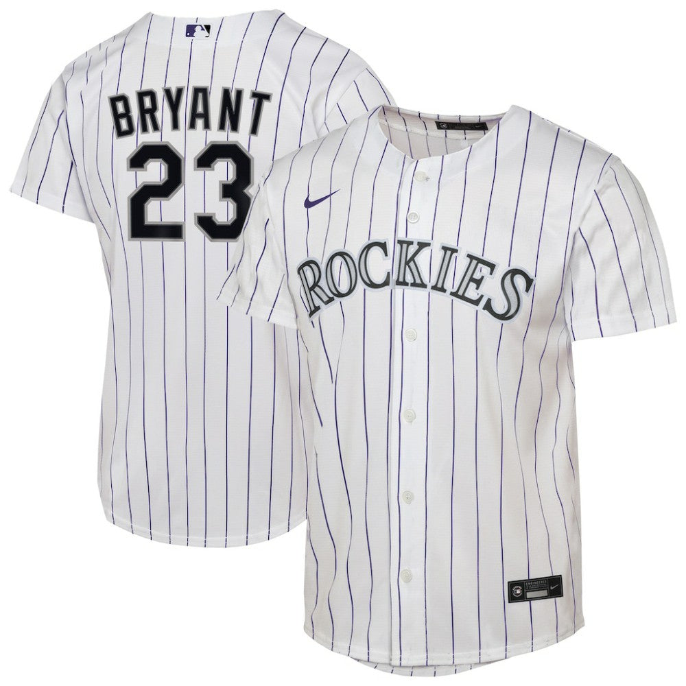 Kris Bryant Colorado Rockies Nike Youth Home Replica Player Jersey - White Jerseys