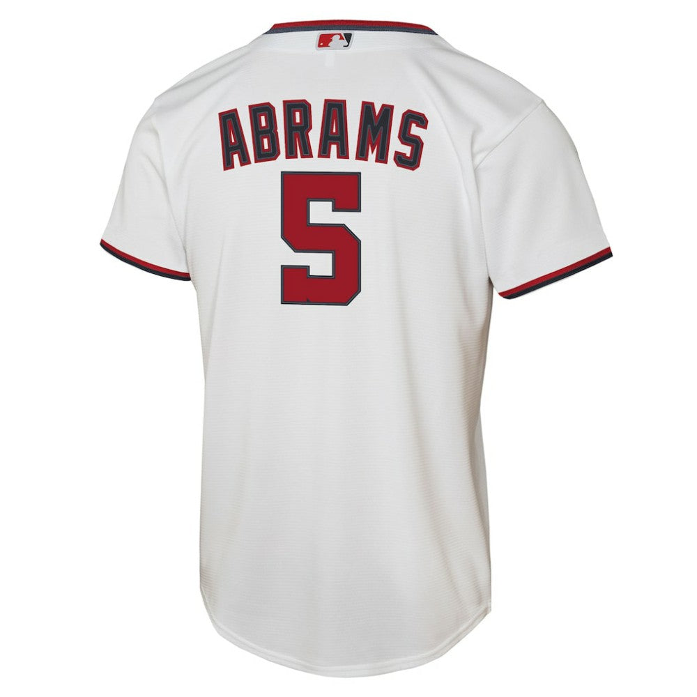 CJ Abrams Washington Nationals Nike Youth Home Replica Player Jersey - White Jerseys