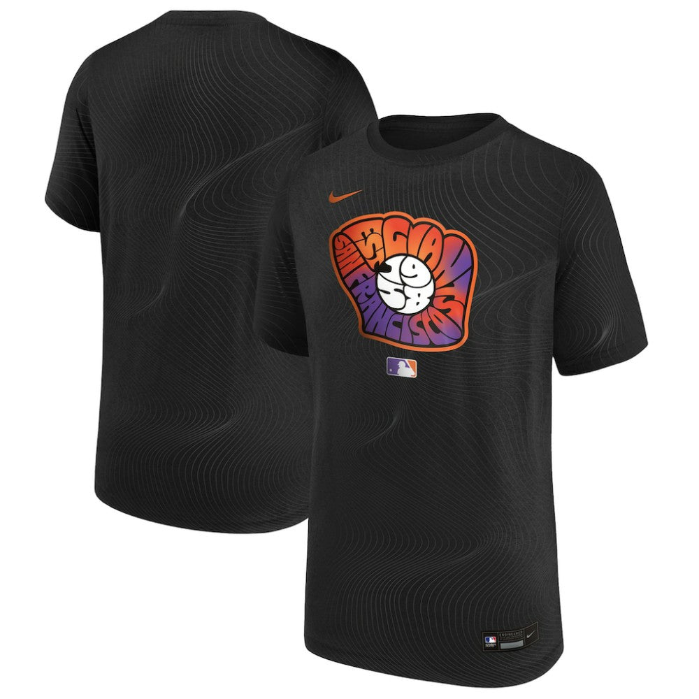 San Francisco Giants Nike Youth 2025 City Connect Legend T-Shirt - Black T-shirts
