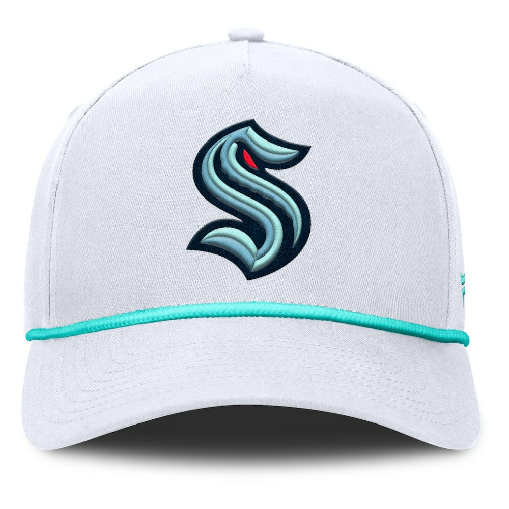 NHL Seattle Kraken Fanatics Rope A-Frame Adjustable Hat - White