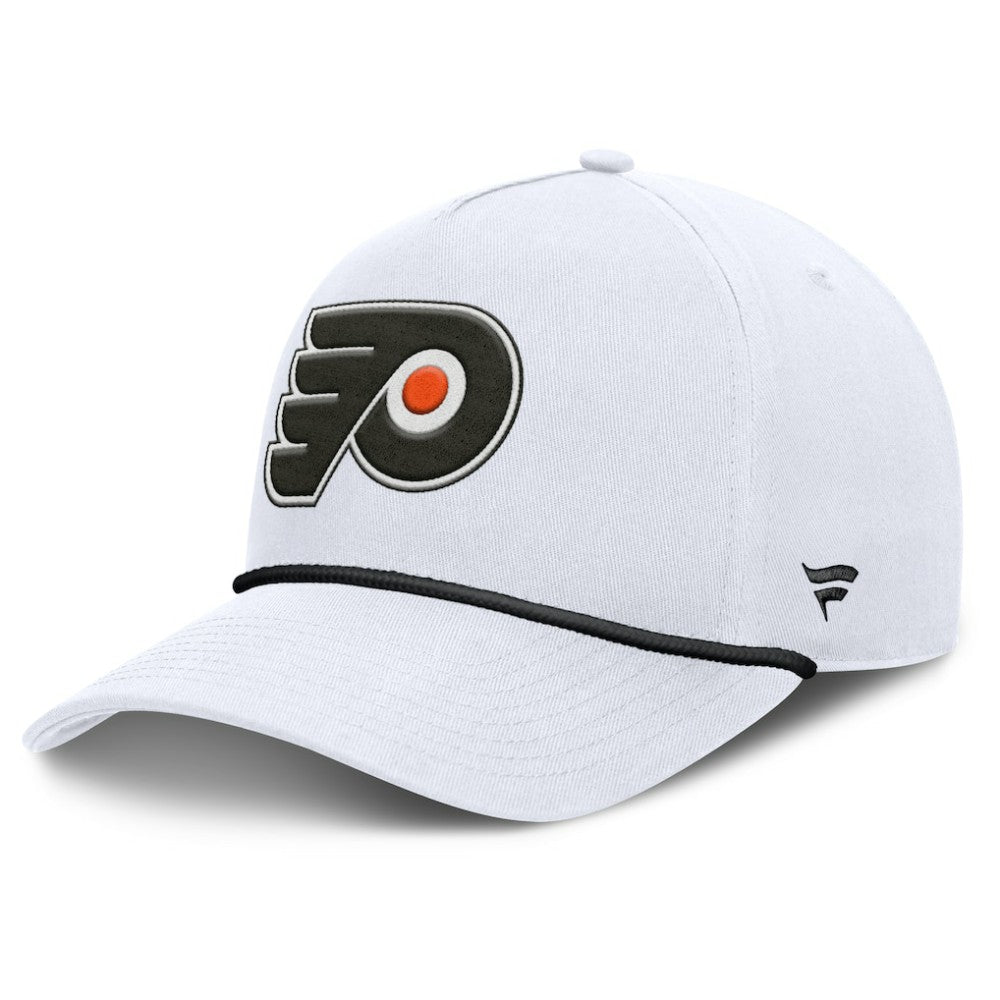 NHL Philadelphia Flyers Fanatics Rope A-Frame Adjustable Hat - White