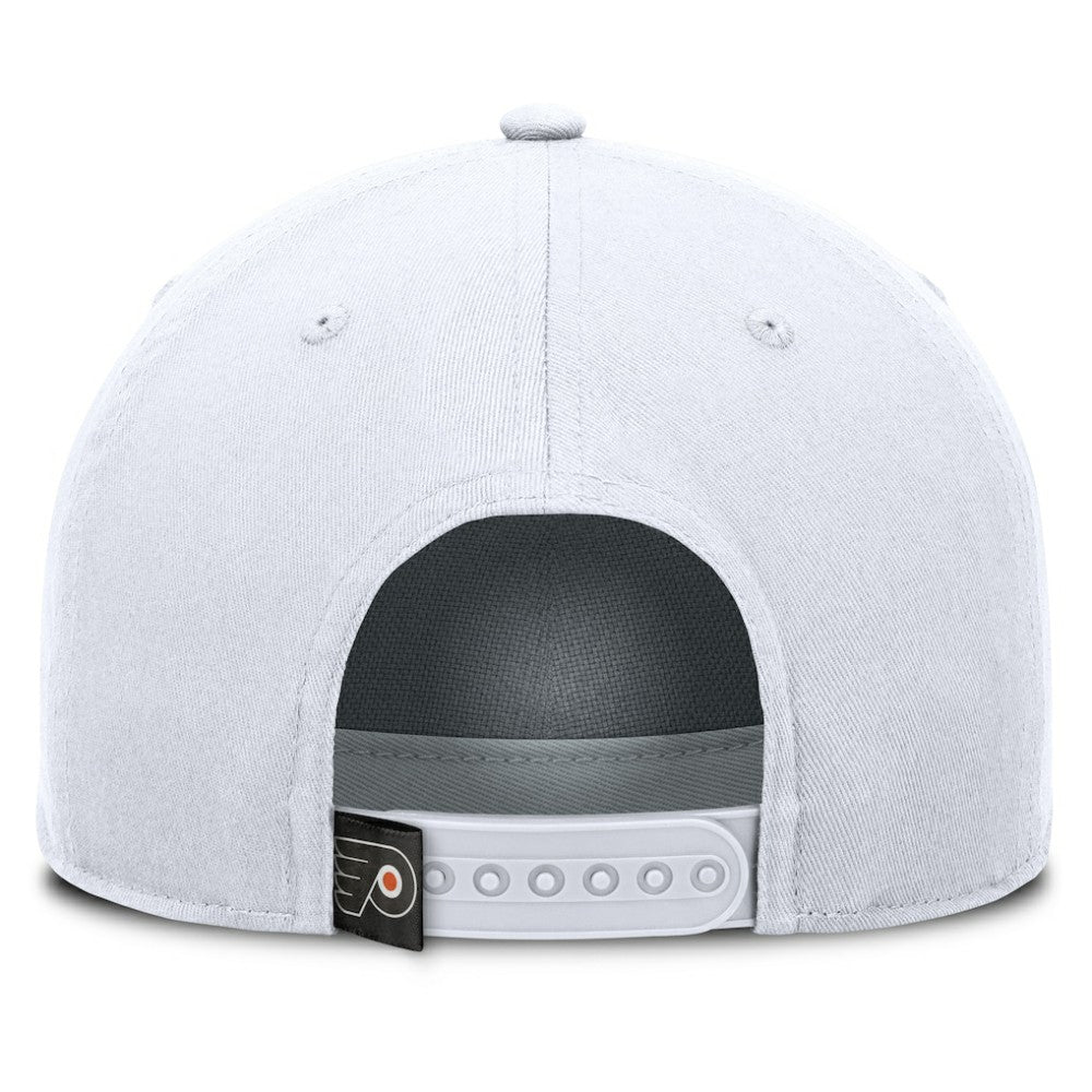 NHL Philadelphia Flyers Fanatics Rope A-Frame Adjustable Hat - White