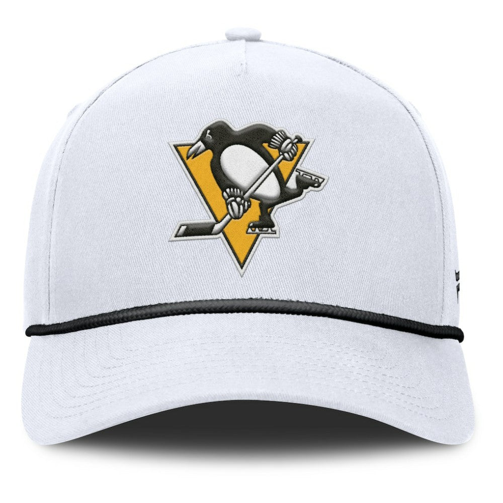 NHL Pittsburgh Penguins Fanatics Rope A-Frame Adjustable Hat - White