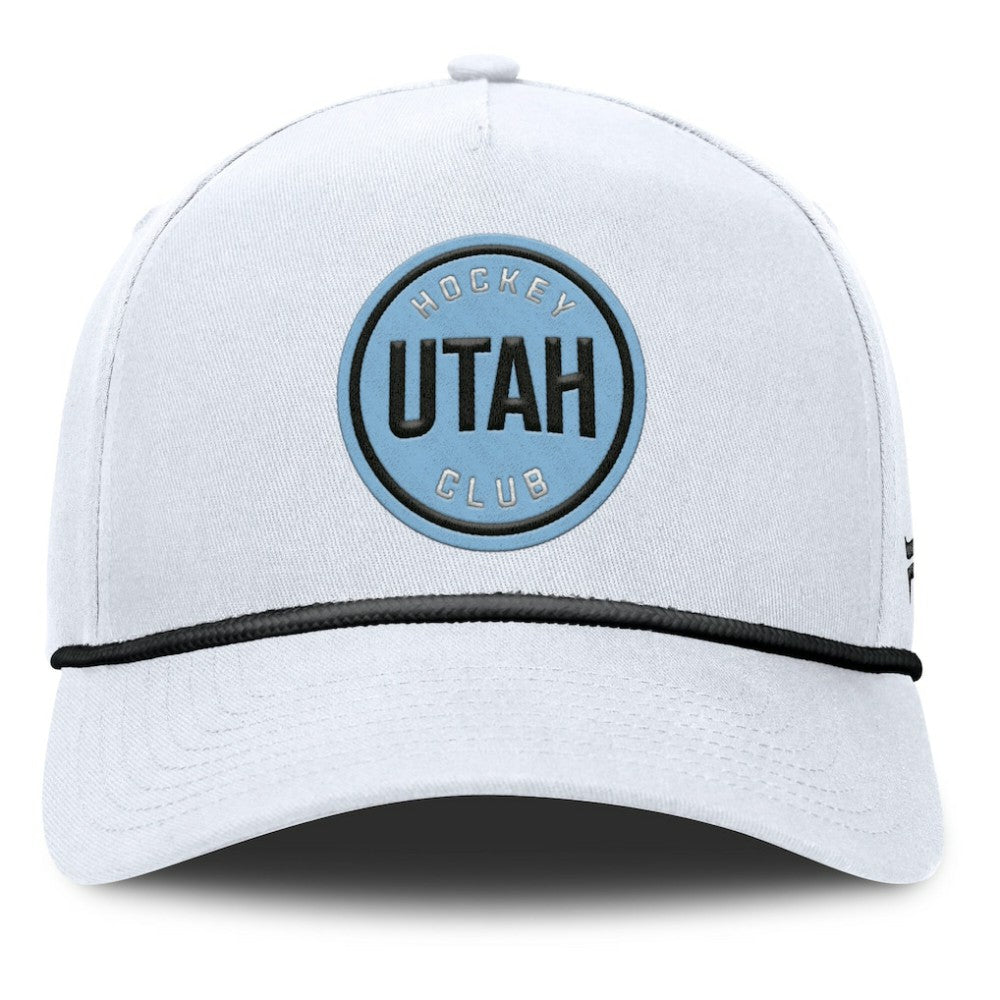 NHL Utah Hockey Club Fanatics Rope A-Frame Adjustable Hat - White
