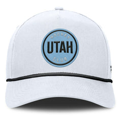 NHL Utah Hockey Club Fanatics Rope A-Frame Adjustable Hat - White