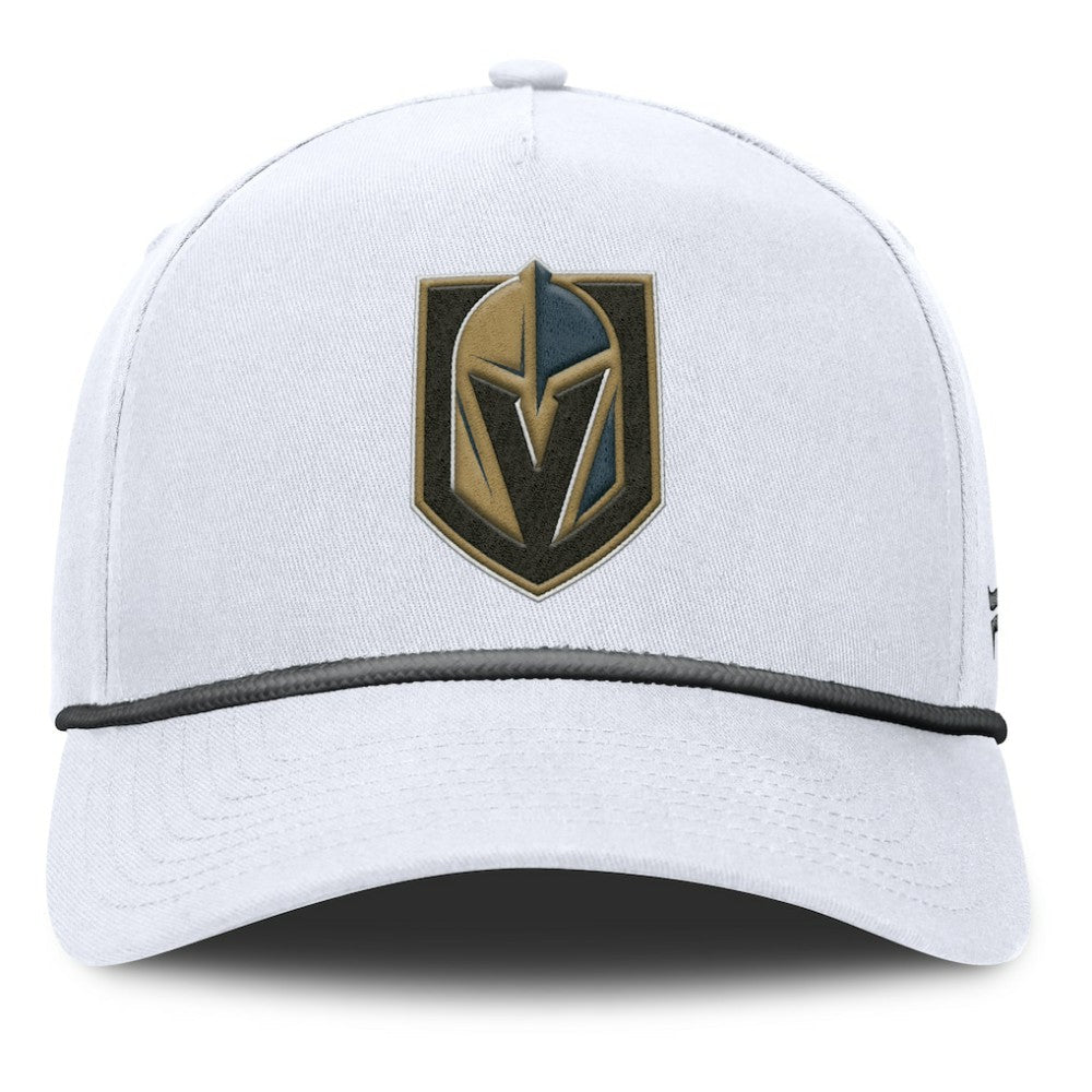 NHL Vegas Golden Knights Fanatics Rope A-Frame Adjustable Hat - White
