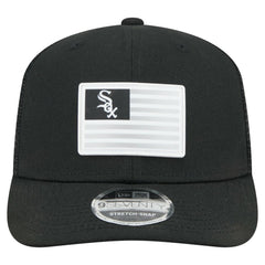 Chicago White Sox New Era Flag 9SEVENTY Stretch-Snap Hat - Black Hats