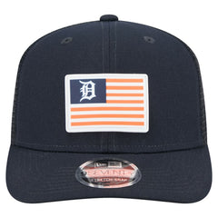 Detroit Tigers New Era Flag 9SEVENTY Stretch-Snap Hat - Navy Hats