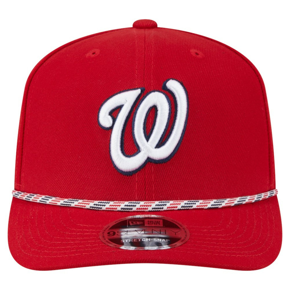 Washington Nationals New Era Multi-Rope 9SEVENTY Stretch-Snap Hat - Red Hats