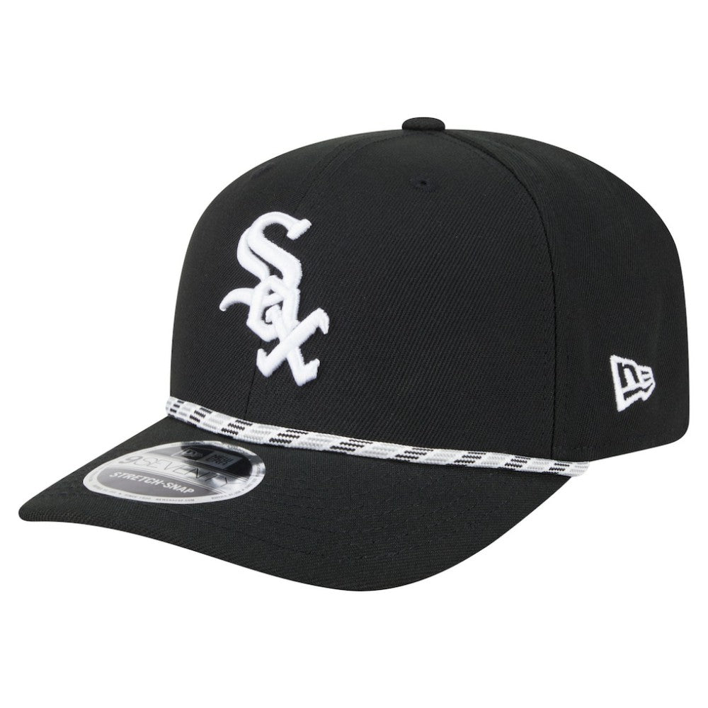 Chicago White Sox New Era Multi-Rope 9SEVENTY Stretch-Snap Hat - Black Hats