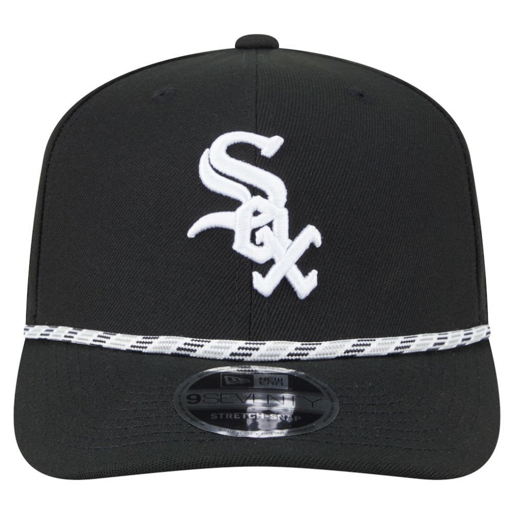 Chicago White Sox New Era Multi-Rope 9SEVENTY Stretch-Snap Hat - Black Hats