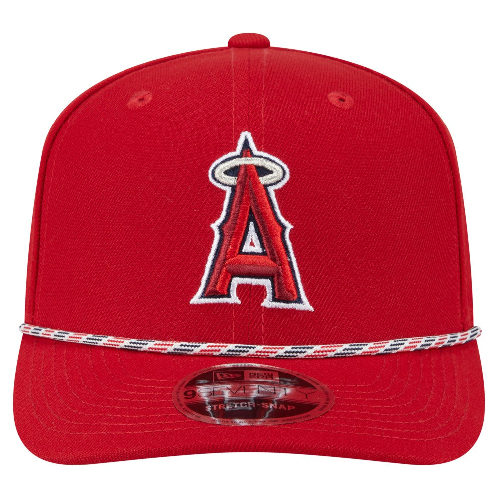 Los Angeles Angels New Era Multi-Rope 9SEVENTY Stretch-Snap Hat - Red Hats