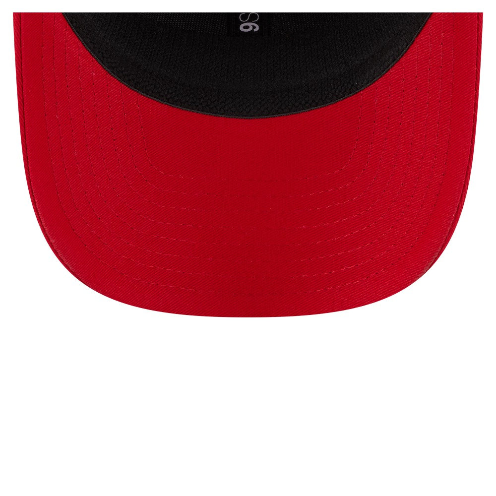 Los Angeles Angels New Era Circle Patch 9SEVENTY Stretch-Snap Hat - Red Hats
