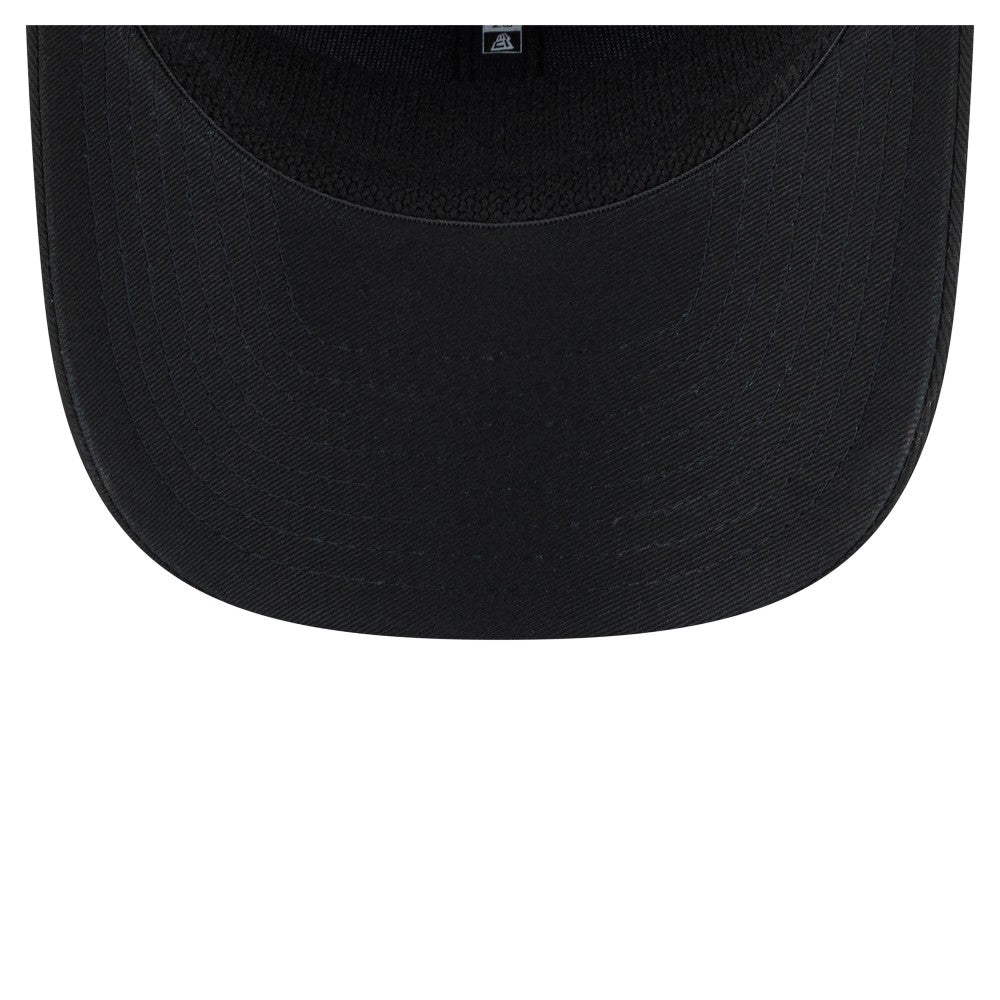 Miami Marlins New Era Circle Patch 9SEVENTY Stretch-Snap Hat - Black Hats