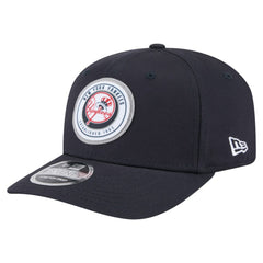 New York Yankees New Era Circle Patch 9SEVENTY Stretch-Snap Hat - Navy Hats