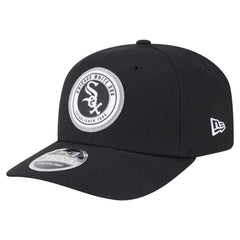 Chicago White Sox New Era Circle Patch 9SEVENTY Stretch-Snap Hat - Black Hats