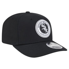 Chicago White Sox New Era Circle Patch 9SEVENTY Stretch-Snap Hat - Black Hats