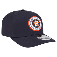 Houston Astros New Era Circle Patch 9SEVENTY Stretch-Snap Hat - Navy Hats