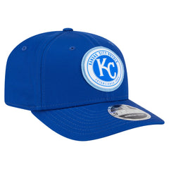 Kansas City Royals New Era Circle Patch 9SEVENTY Stretch-Snap Hat - Royal Hats