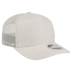 Miami Marlins New Era Flawless 9SEVENTY Stretch-Snap Hat - Light Beige Hats
