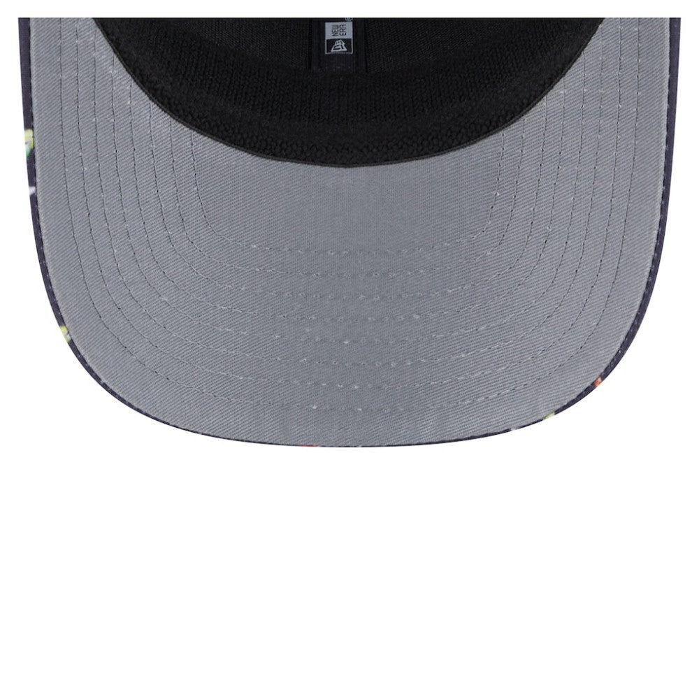 Athletics New Era Adventure Drinks Pattern 9SEVENTY Stretch-Snap Hat - Black Hats