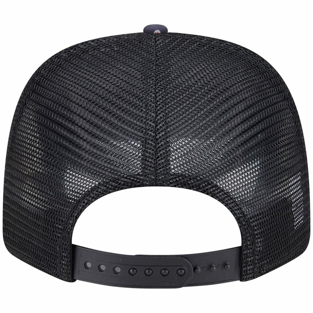 Chicago Cubs New Era Adventure Drinks Pattern 9SEVENTY Stretch-Snap Hat - Black Hats