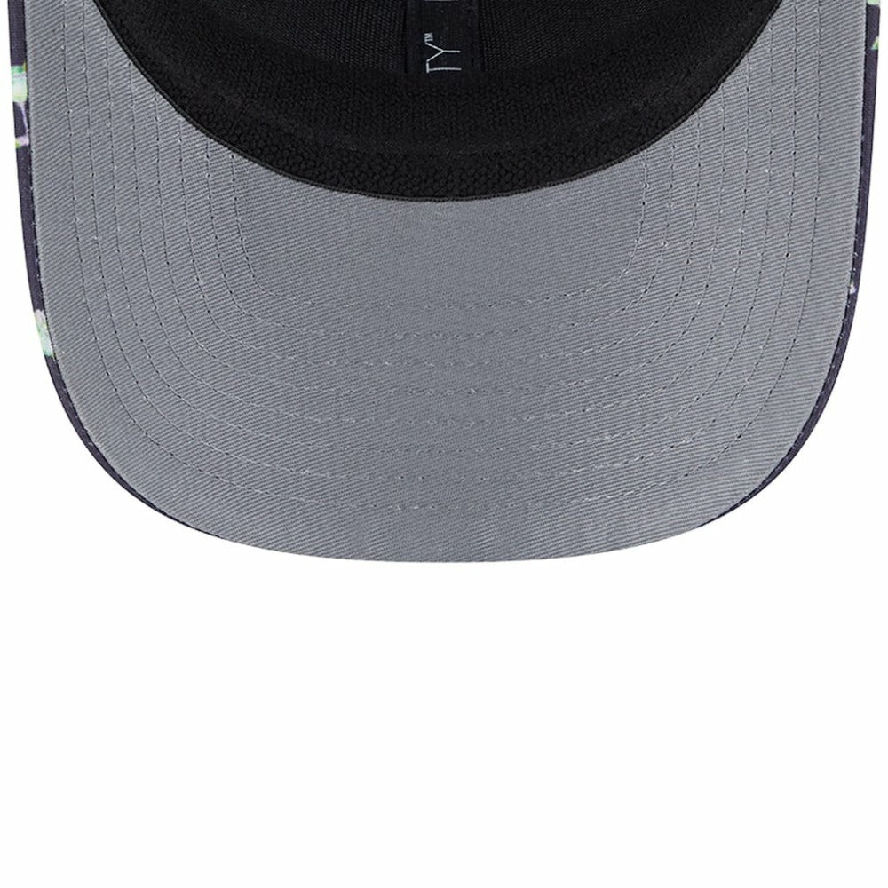 Chicago Cubs New Era Adventure Drinks Pattern 9SEVENTY Stretch-Snap Hat - Black Hats
