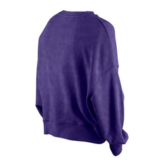Phoenix Suns Women's Throwback Vintage Enzyme Wash Oversized Boxy Pullover Sweatshirt Purple