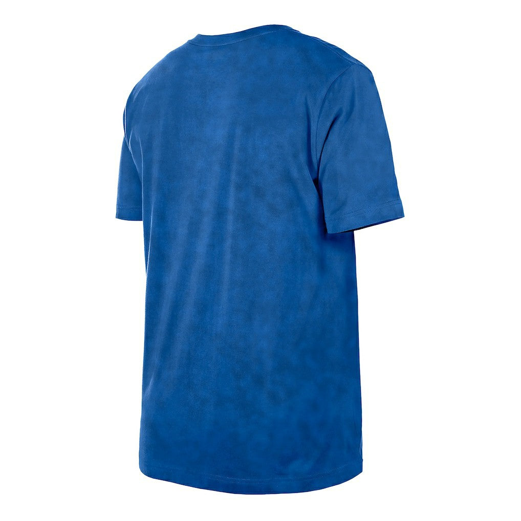 New York Knicks Throwback Vintage Boxy Mineral Wash T-Shirt Blue