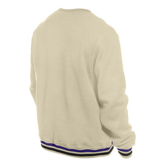Sacramento Kings Throwback Vintage Pullover Sweatshirt White