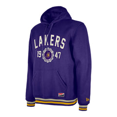 Los Angeles Lakers Throwback Vintage Pullover Hoodie Purple