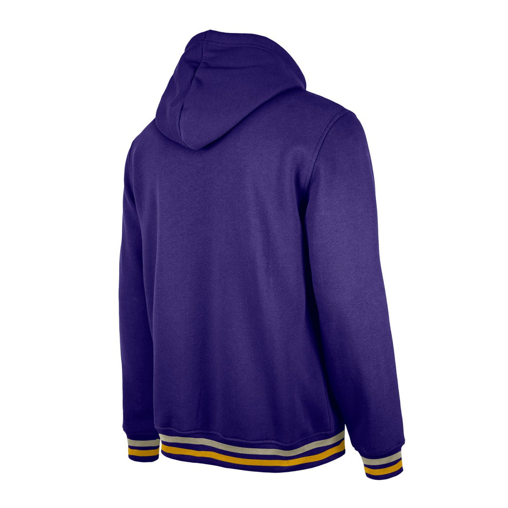 Los Angeles Lakers Throwback Vintage Pullover Hoodie Purple