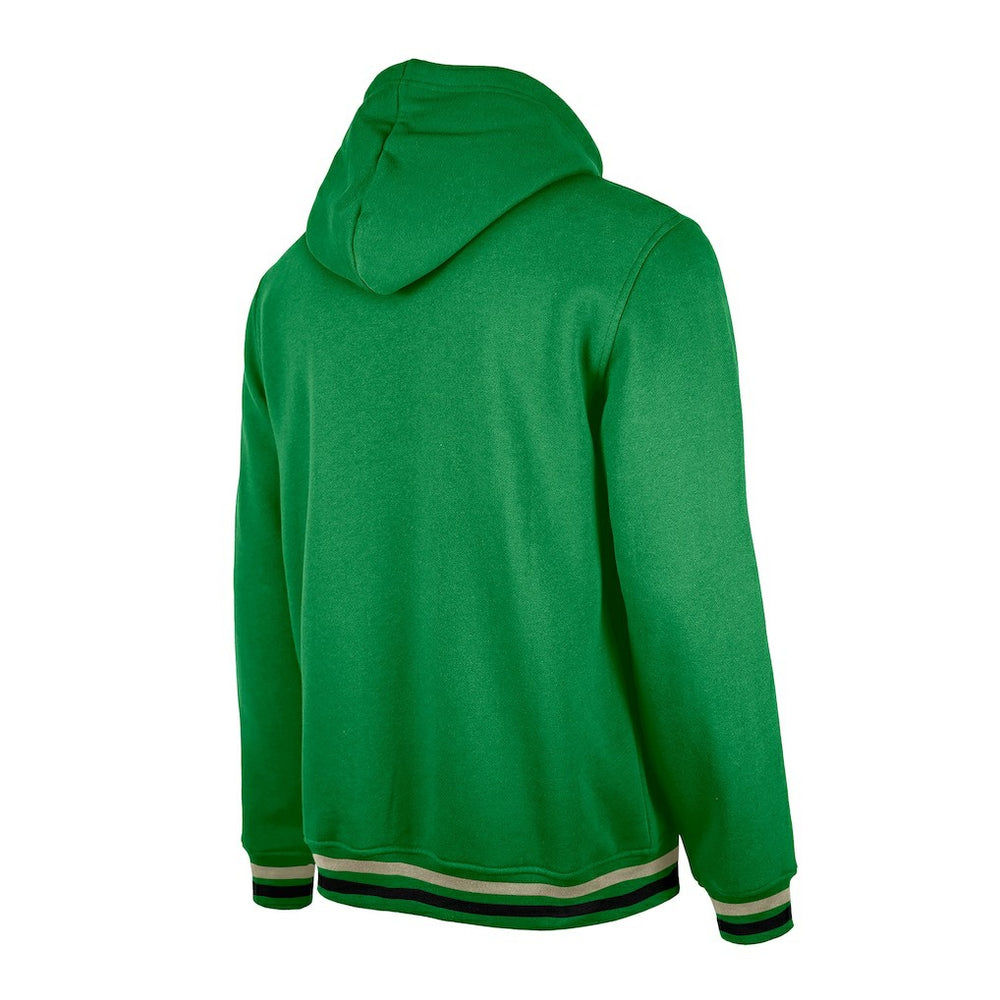 Boston Celtics Throwback Vintage Pullover Hoodie Kelly Green