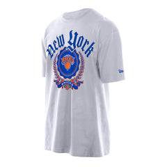 New York Knicks Throwback Prep Oversized T-Shirt White
