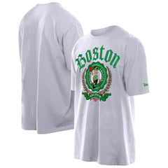 Boston Celtics Throwback Prep Oversized T-Shirt White