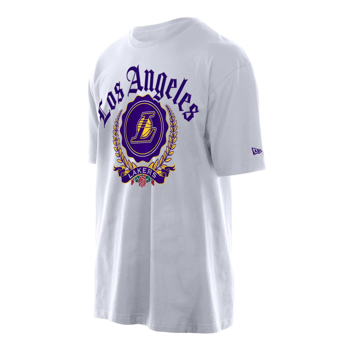 Los Angeles Lakers Throwback Prep Oversized T-Shirt White