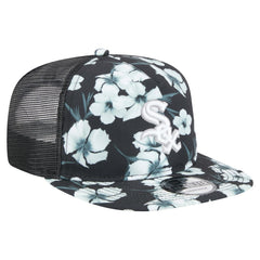 Chicago White Sox New Era Adventure Pattern Golfer Trucker Snapback Hat - Black Hats