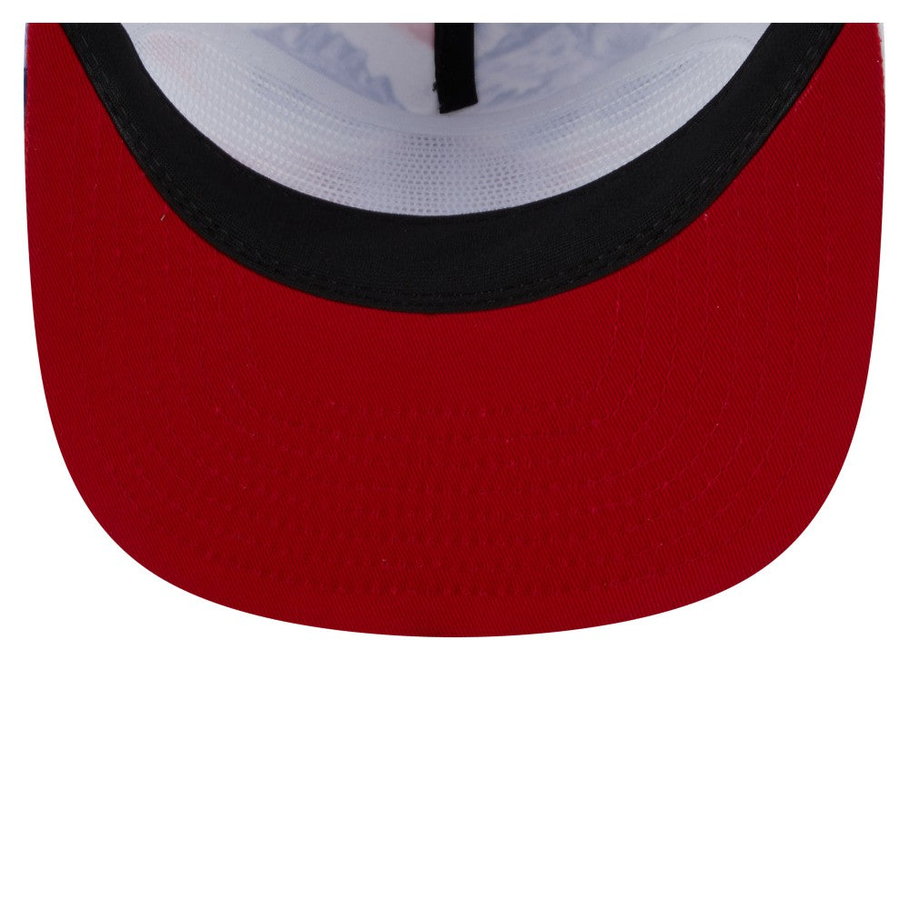 Los Angeles Angels New Era Printed Island Golfer Snapback Hat - White Hats