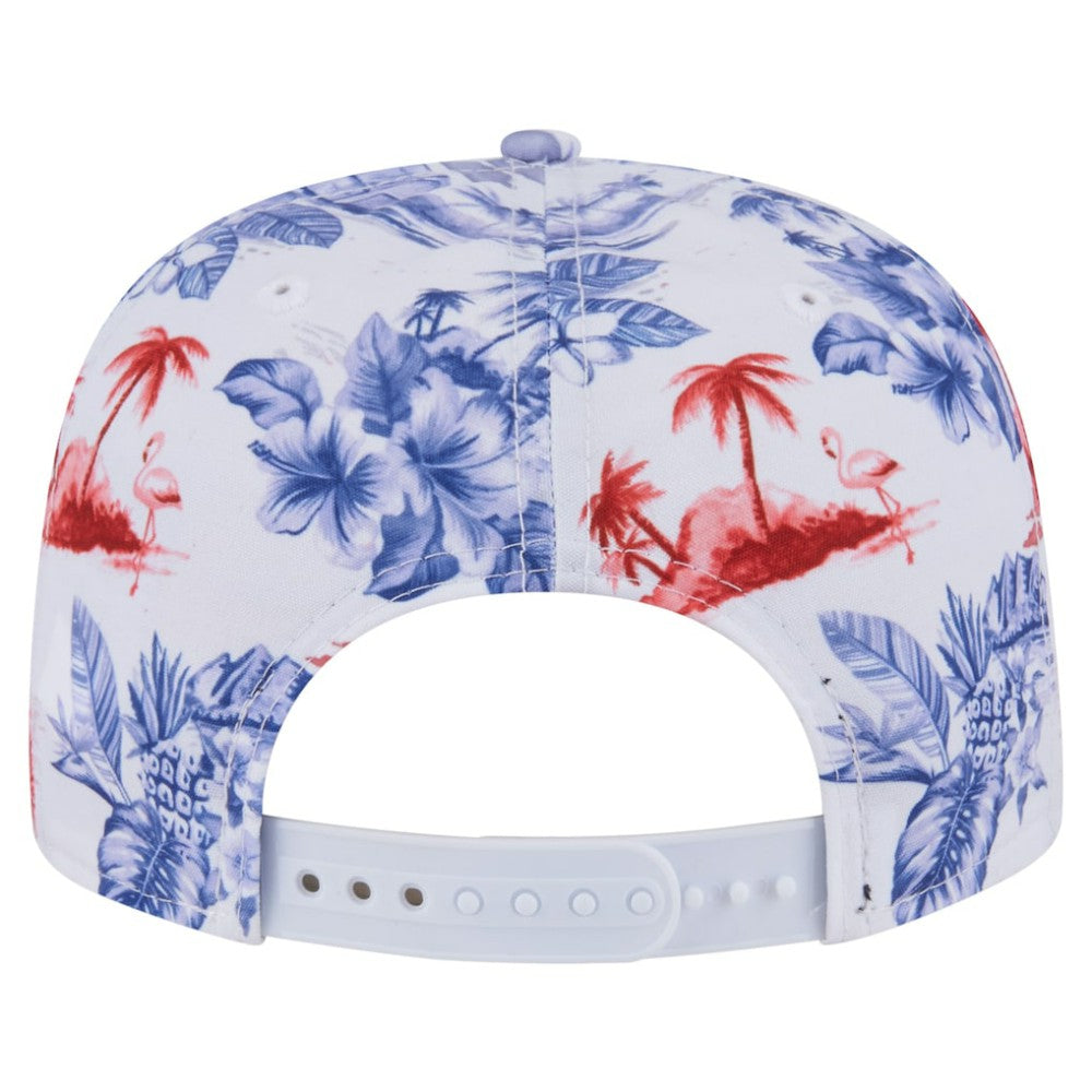 Atlanta Braves New Era Printed Island Golfer Snapback Hat - White Hats