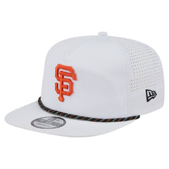 San Francisco Giants New Era Perforated Golfer Snapback Hat - White Hats